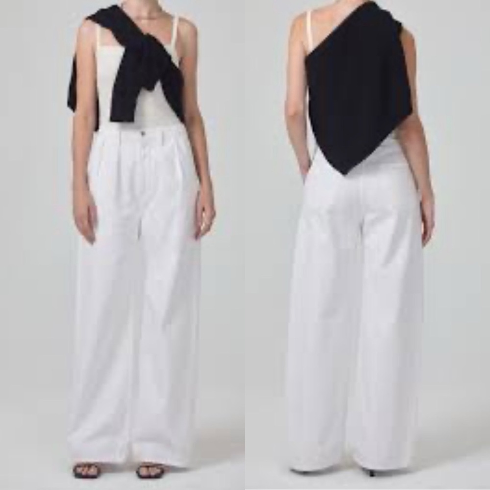 Citizen of Humanity Maritzy High Rise Pleated Trousers - 24